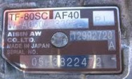 АКПП Aisin Warner TF-80SC, AWF21, AF40-6, АМ6, AW6A-EL